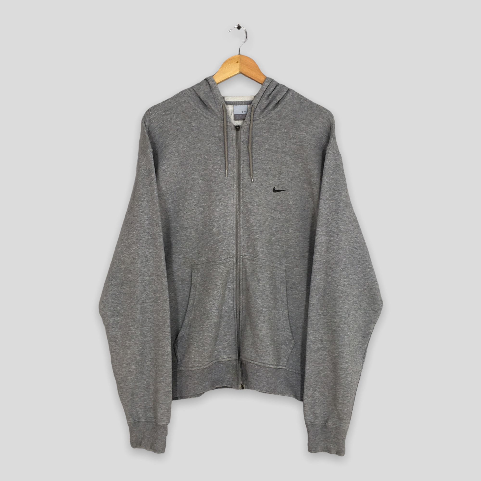 Nike Vintage 90's Nike Swoosh Hoodie Sweatshirts XLarge Size US XL / EU 56 / 4 - 1 Thumbnail