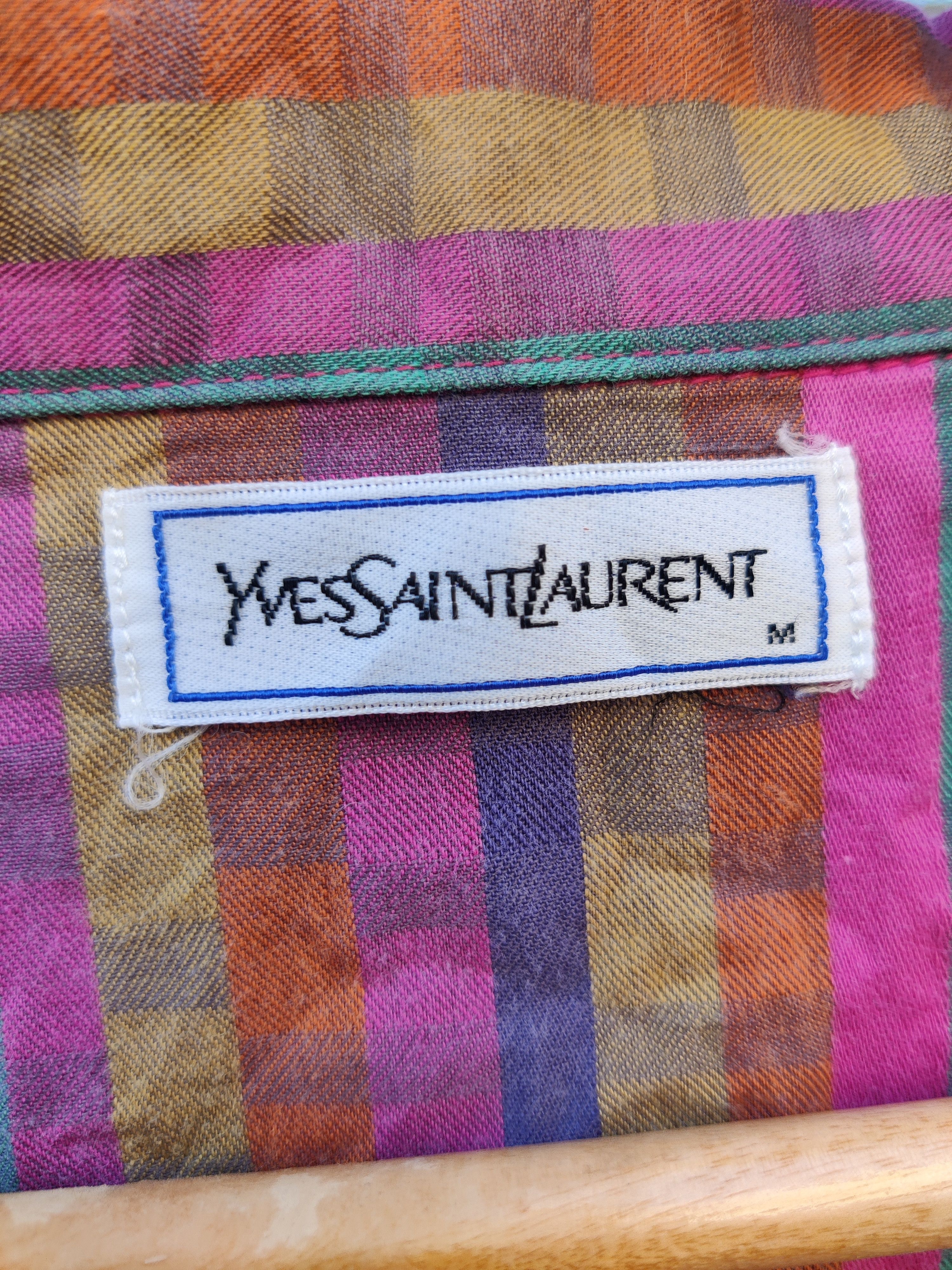 Yves Saint Laurent Vintage Yves Saint Laurent Sleeping Wear Shirt Size M / US 6-8 / IT 42-44 - 11 Thumbnail