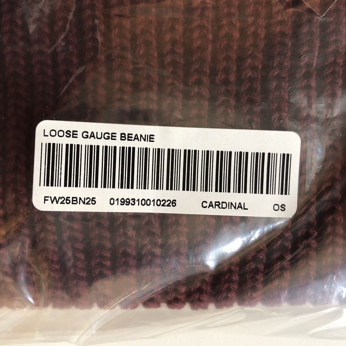 Supreme FW25 Supreme Loose Gauge Beanie CARDINAL Size ONE SIZE - 4 Thumbnail