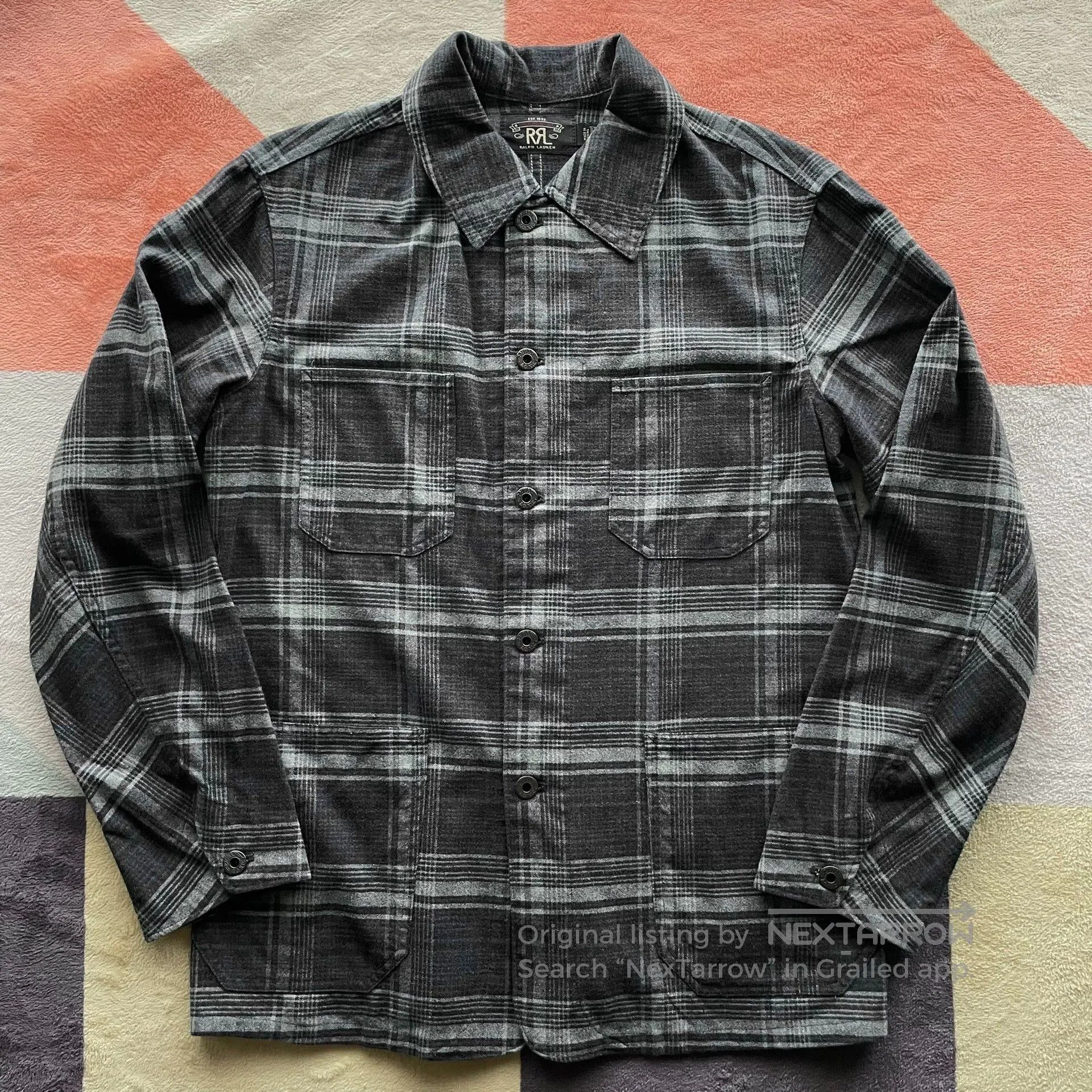 RRL Ralph Lauren RRL Ralph Lauren Plaid Workwear Jacket. Size US S / EU 44-46 / 1 - 2 Thumbnail