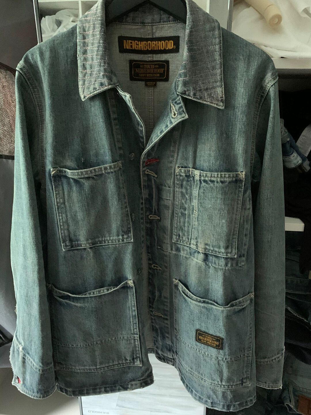 Neighborhood neighborhood 18FW Cow King Denim Jacket M Relaxed Size US M / EU 48-50 / 2 - 2 Thumbnail