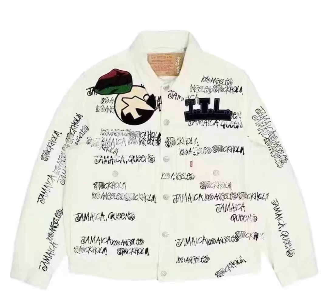 Levi's DT x S x OL x Levi's 4-Way Denim Work Jacket White XL/XXL Size US XL / EU 56 / 4 - 2 Thumbnail