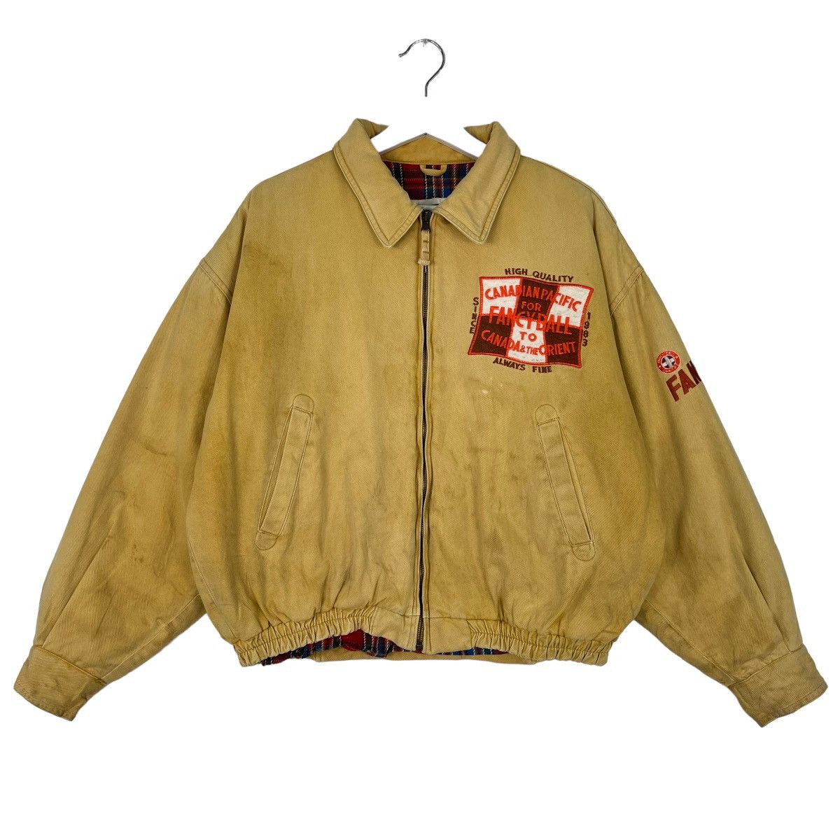 Japanese Brand 🔥 CANADIAN PACIFIC FANCYBALL BOMBER JACKET Size US L / EU 52-54 / 3 - 1 Thumbnail