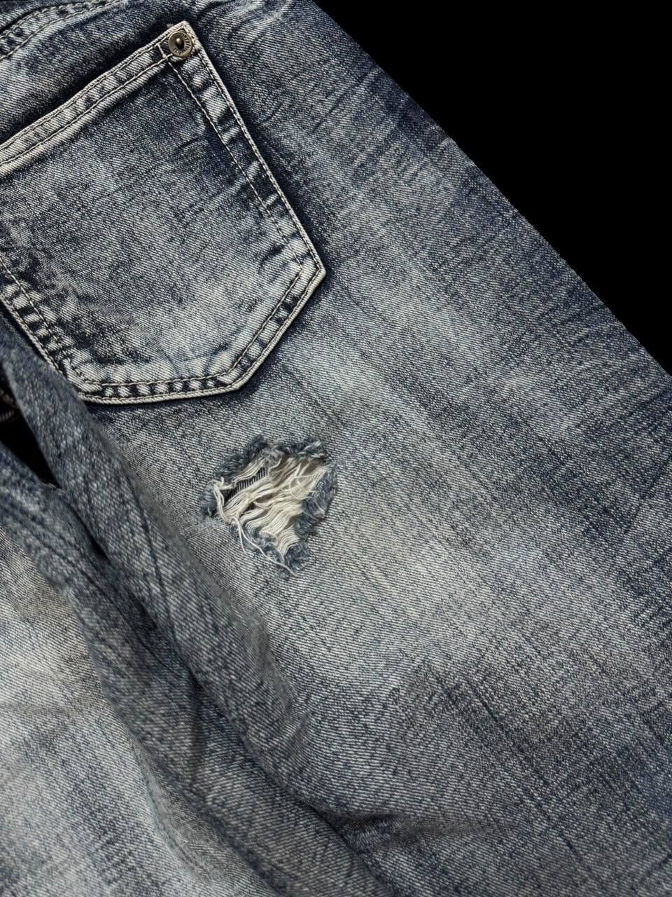 Seditionaries INSANE PUNK JEAN Japanese Washed Whisker Studded Distressed Size US 29 - 23 Thumbnail
