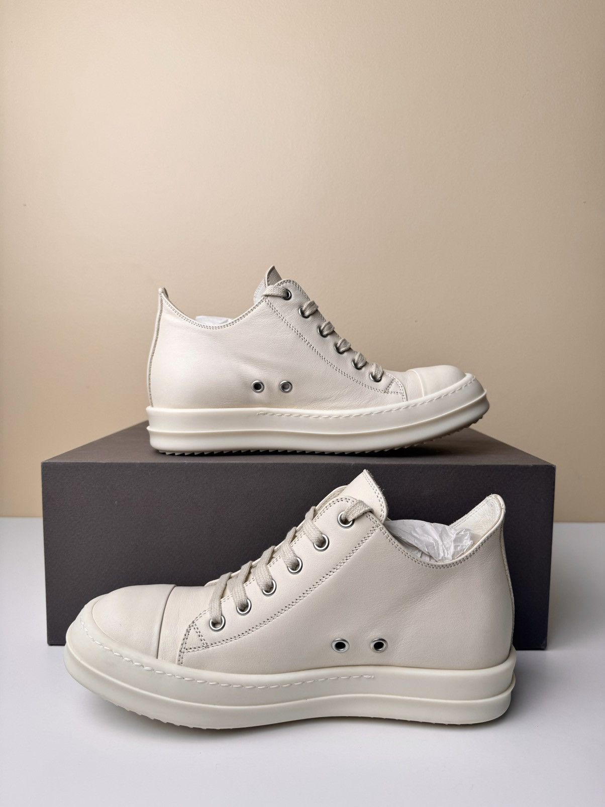 Rick Owens Rick Owens Mainline Porterville Ramones - Milk Size US 7.5 / IT 37.5 - 6 Thumbnail