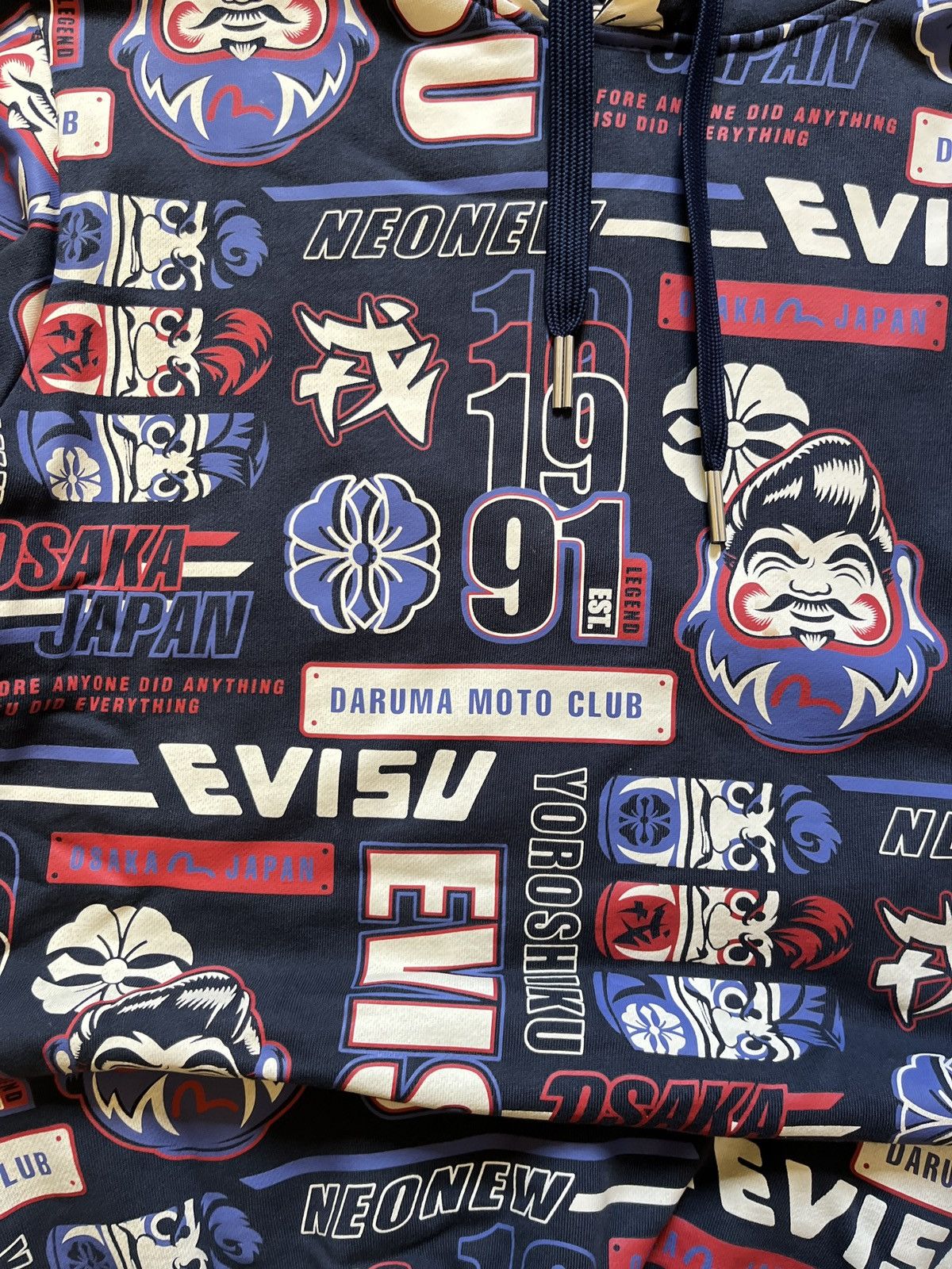 Evisu Evisu hoodie Size US L / EU 52-54 / 3 - 4 Thumbnail
