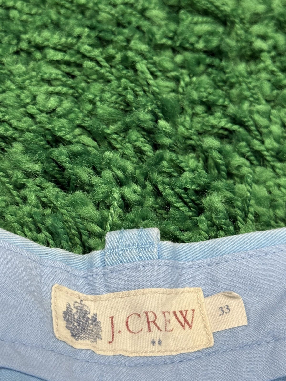 J.Crew J.Crew Ice Glacier Blue Chino Shorts 7 Inch Inseam 33 Size US 33 - 4 Thumbnail