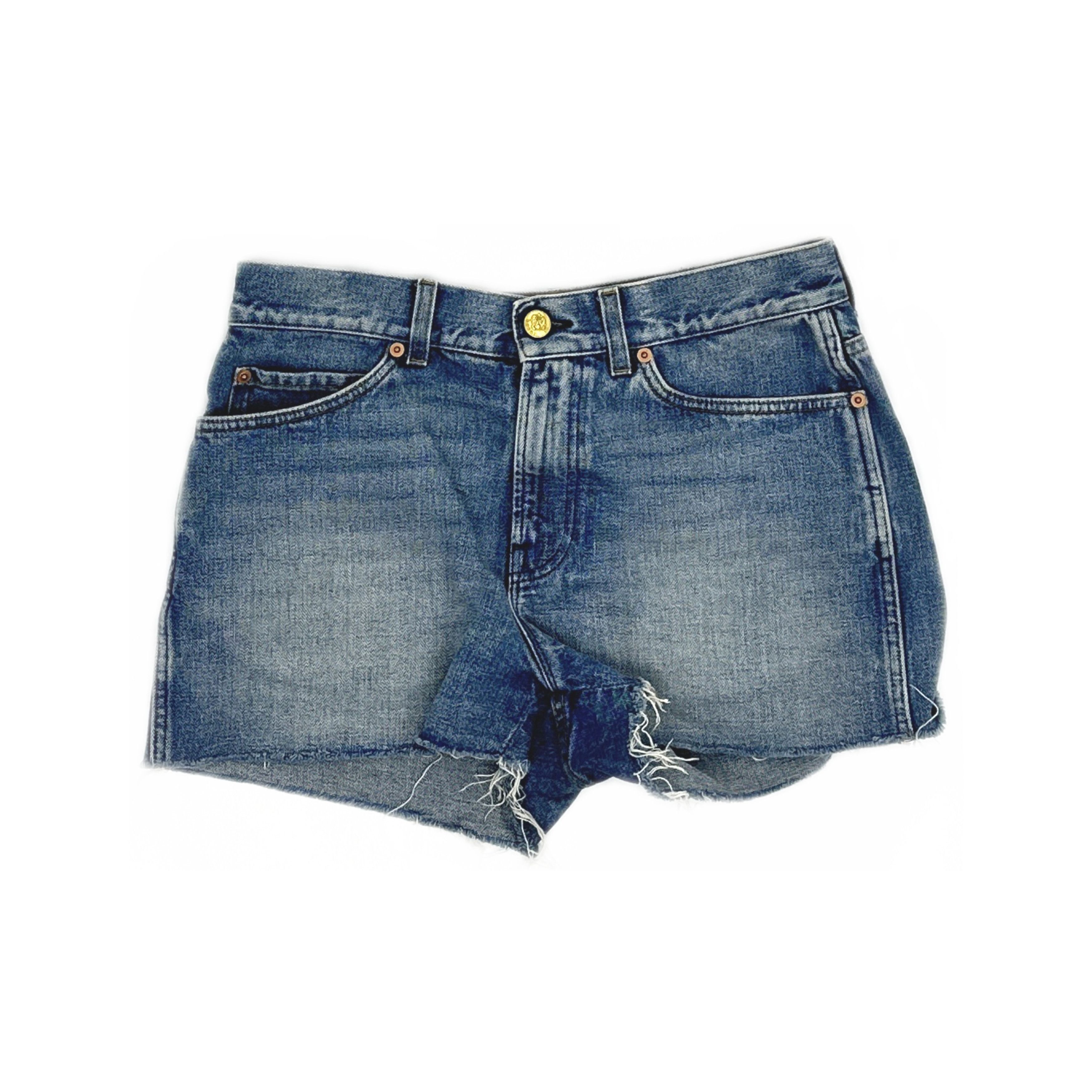 Gucci Gucci Guccy Strawberry Patch Denim Shorts 27 Size 27" / US 4 / IT 40 - 1 Thumbnail
