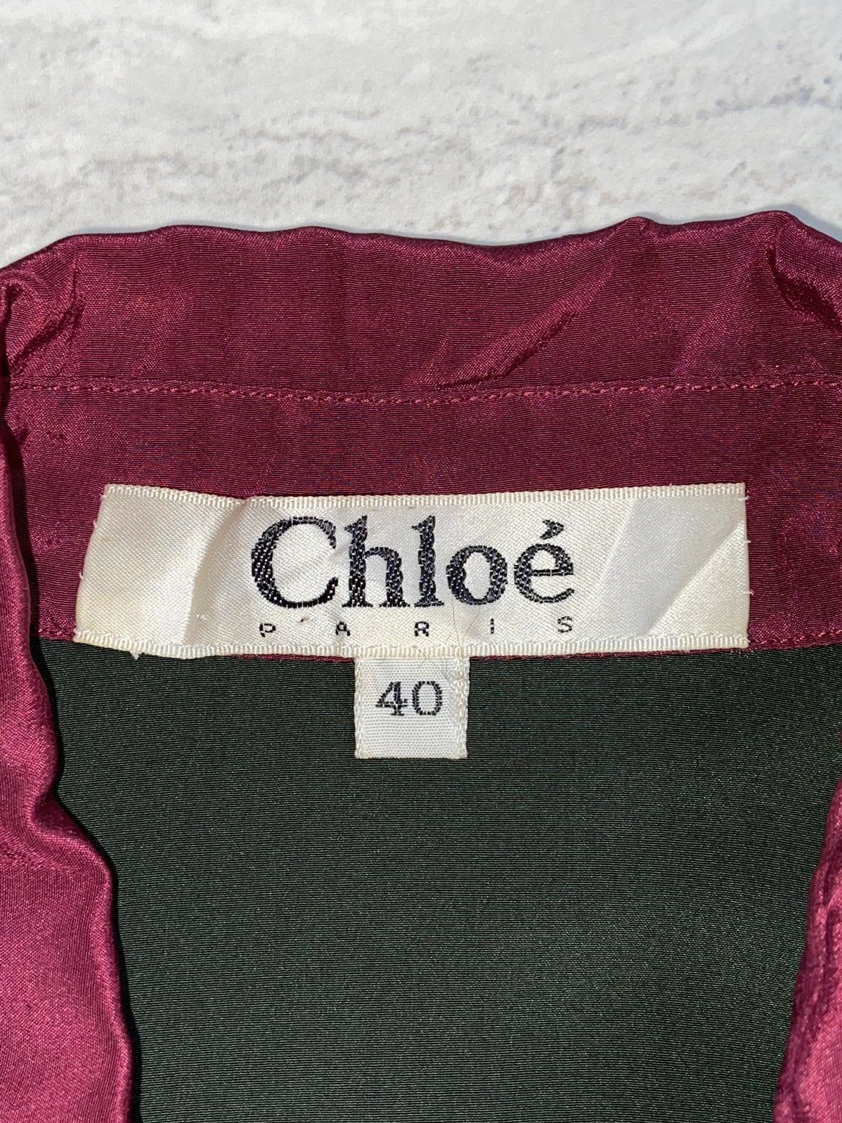 Chloe CHLOE PARIS Green Blouse Size S / US 4 / IT 40 - 6 Thumbnail