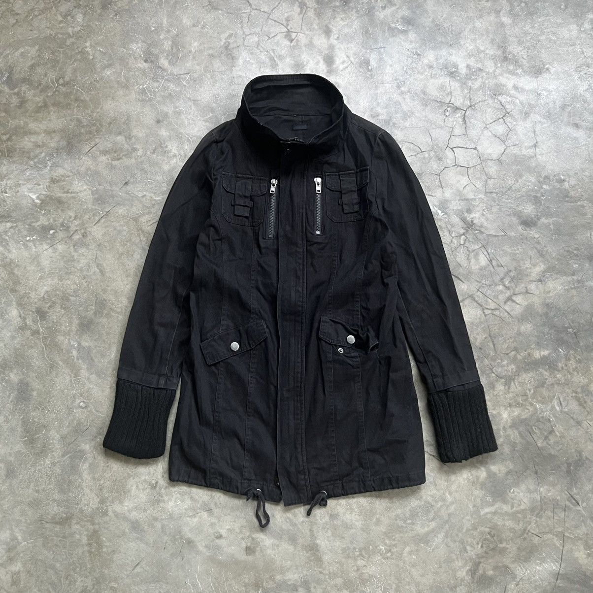 Le Grande Bleu (L.G.B.) 2000s RGC Vkei Style Japanese Zip Cargo Pocket Jacket Size US M / EU 48-50 / 2 - 1 Thumbnail