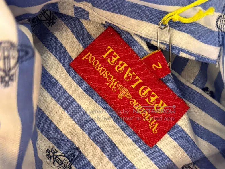Vivienne Westwood Vivienne Westwood Striped full print shirt, long sleeve, s Size M / US 6-8 / IT 42-44 - 6 Thumbnail