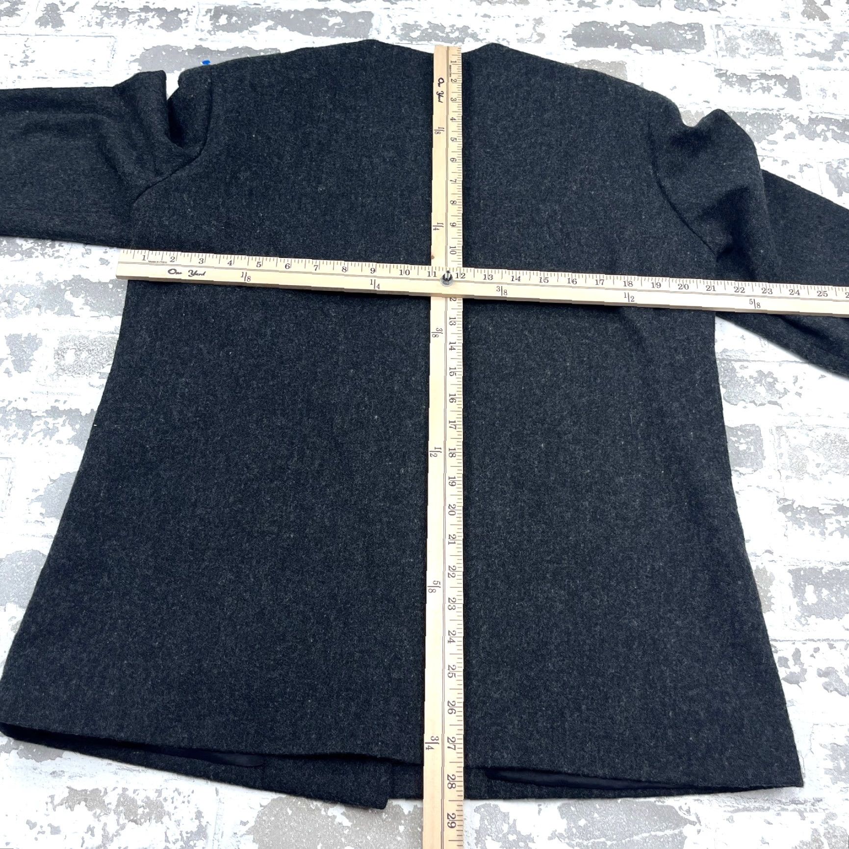Orvis VINTAGE Orvis Women’s Wool Blazer 12 Gray Long Sleeve Casual Fall Winter Ladies Size XL / US 12-14 / IT 48-50 - 7 Thumbnail