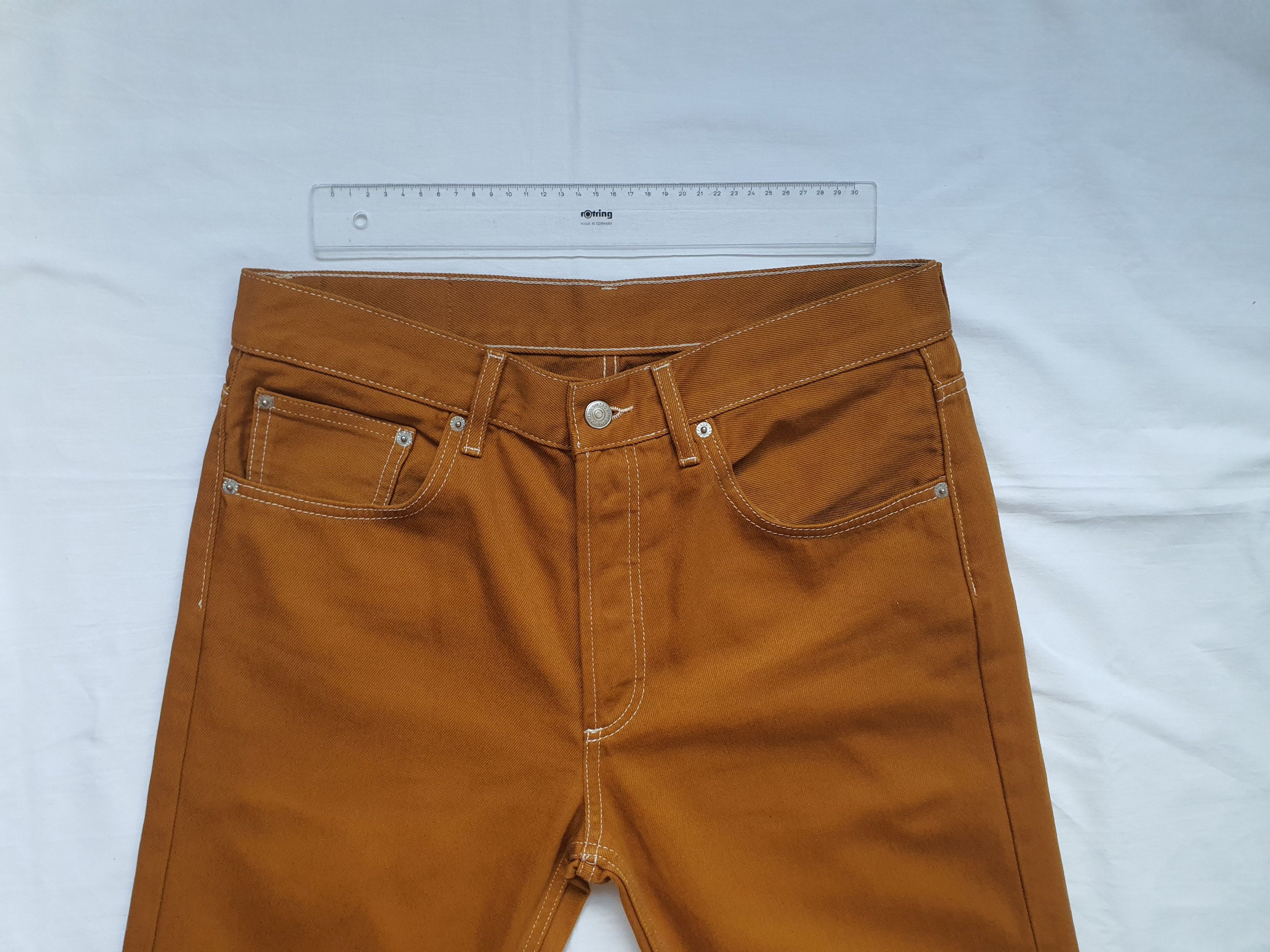 Sandro Regular Fit Denim Jeans (Code: P6468S) - Caramel - Sz W31 Size US 31 - 3 Thumbnail