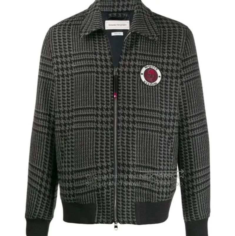 Alexander McQueen Alexander McQueen Gray Wool Men's Long Sleeve Sweatshirt . Size US M / EU 48-50 / 2 - 6 Thumbnail