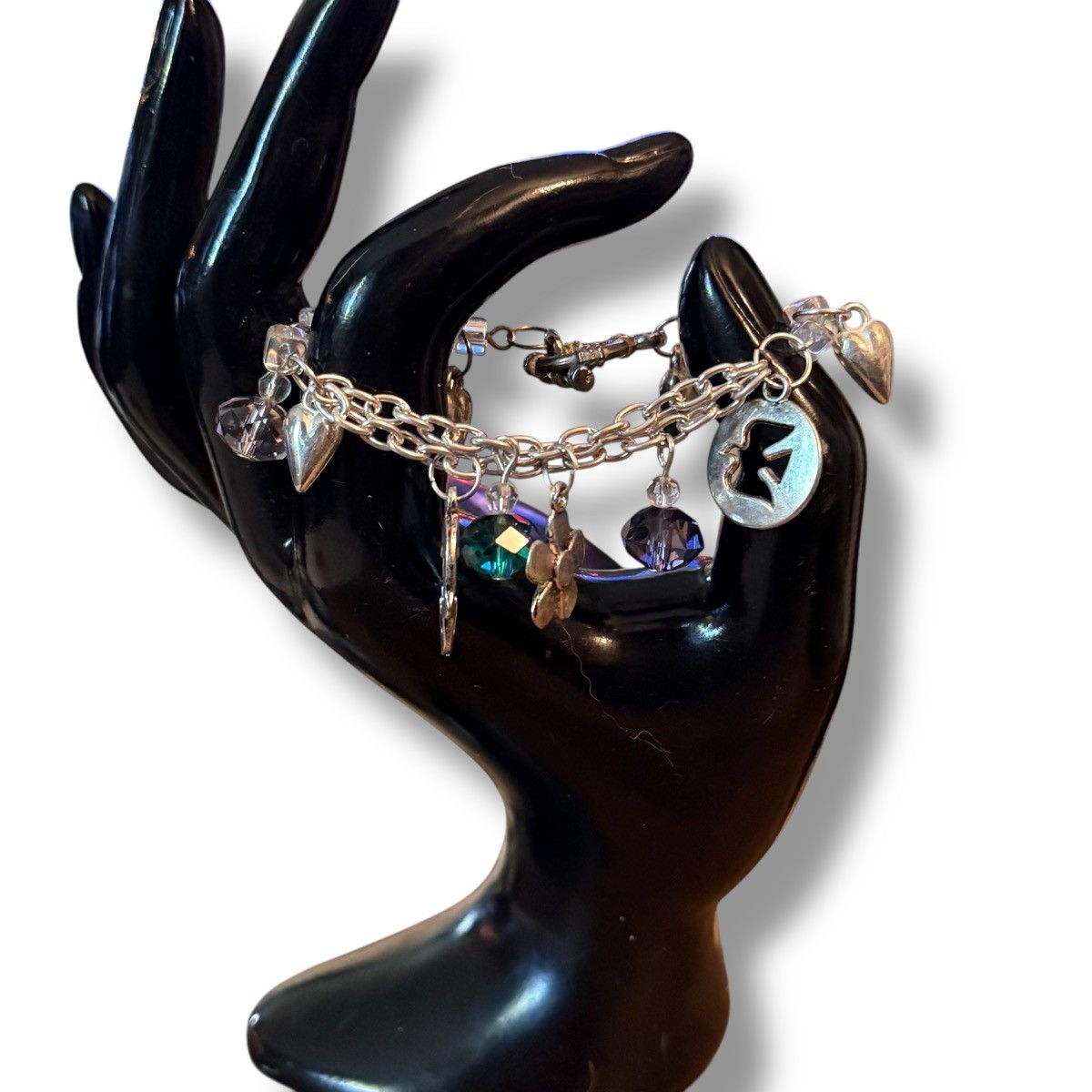 Other Silver tone love charm bracelet Size ONE SIZE - 3 Thumbnail
