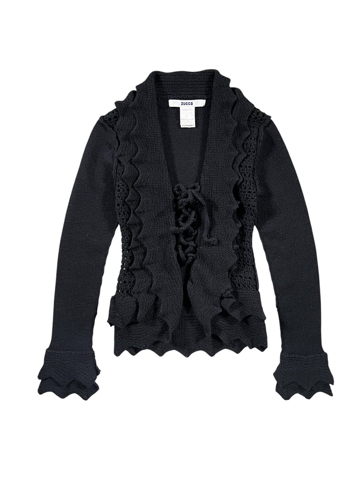 CABANE de ZUCCa 1990 Zucca Gothic Cardigan Size XS / US 0-2 / IT 36-38 - 1 Thumbnail