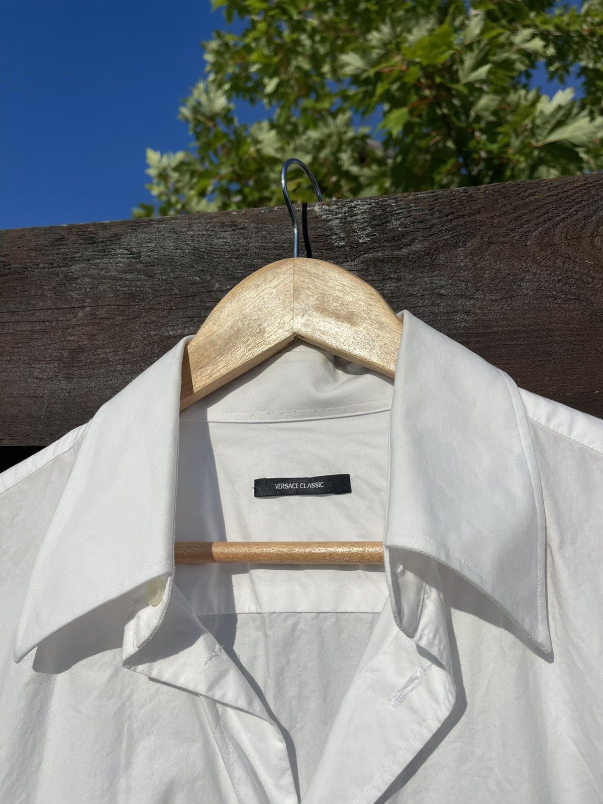 Versace Versace Classic white button shirt Size US L / EU 52-54 / 3 - 6 Thumbnail