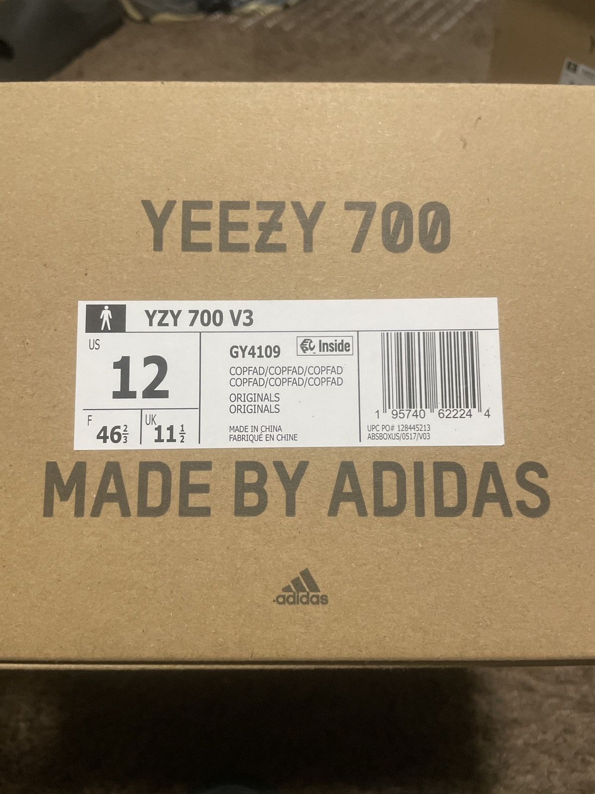 Adidas Yeezy 700 v3 copfad Size US 12 / EU 45 - 3 Thumbnail