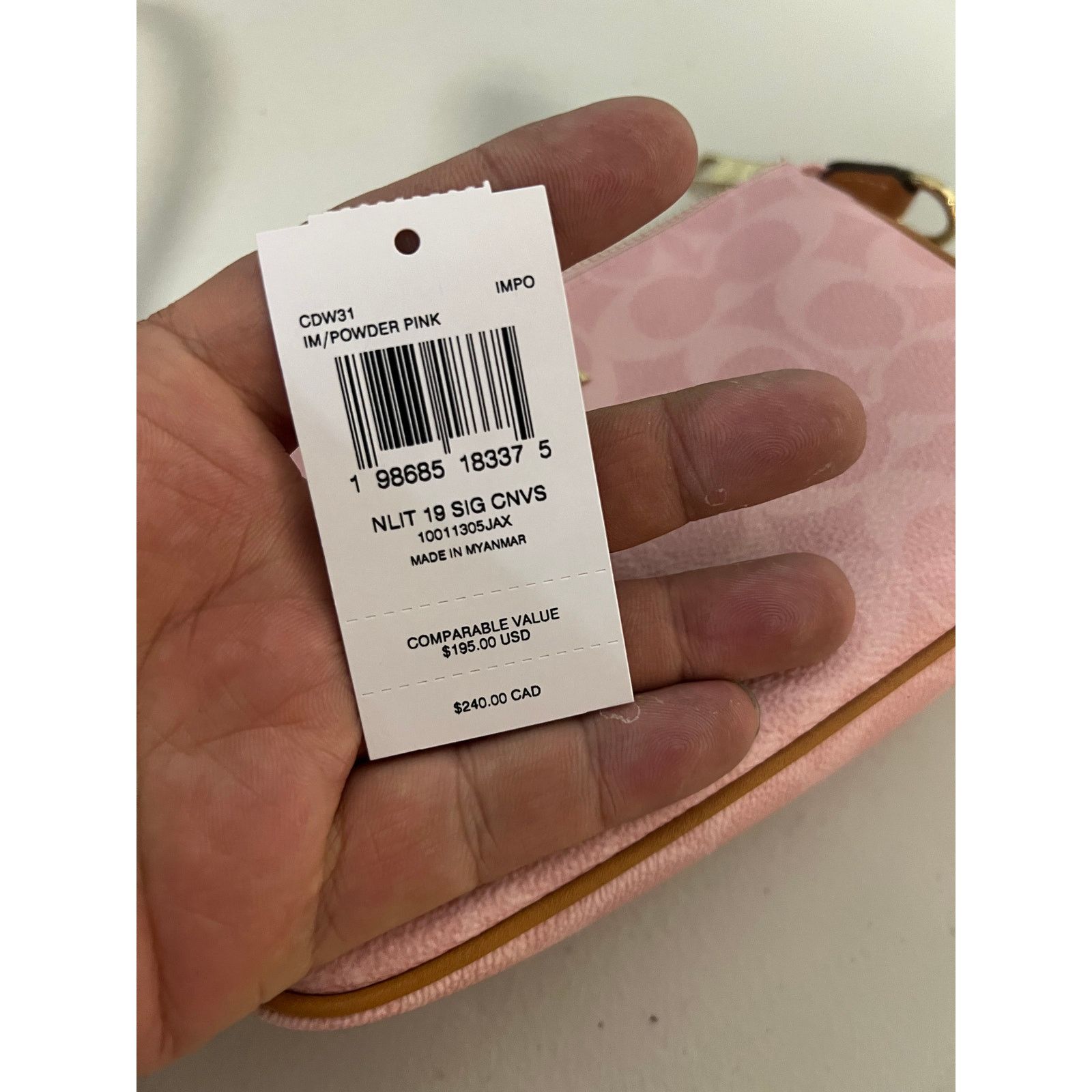 Coach Coach CDW31 Nolita 19 In Signature Canvas With Charms Size ONE SIZE - 7 Thumbnail