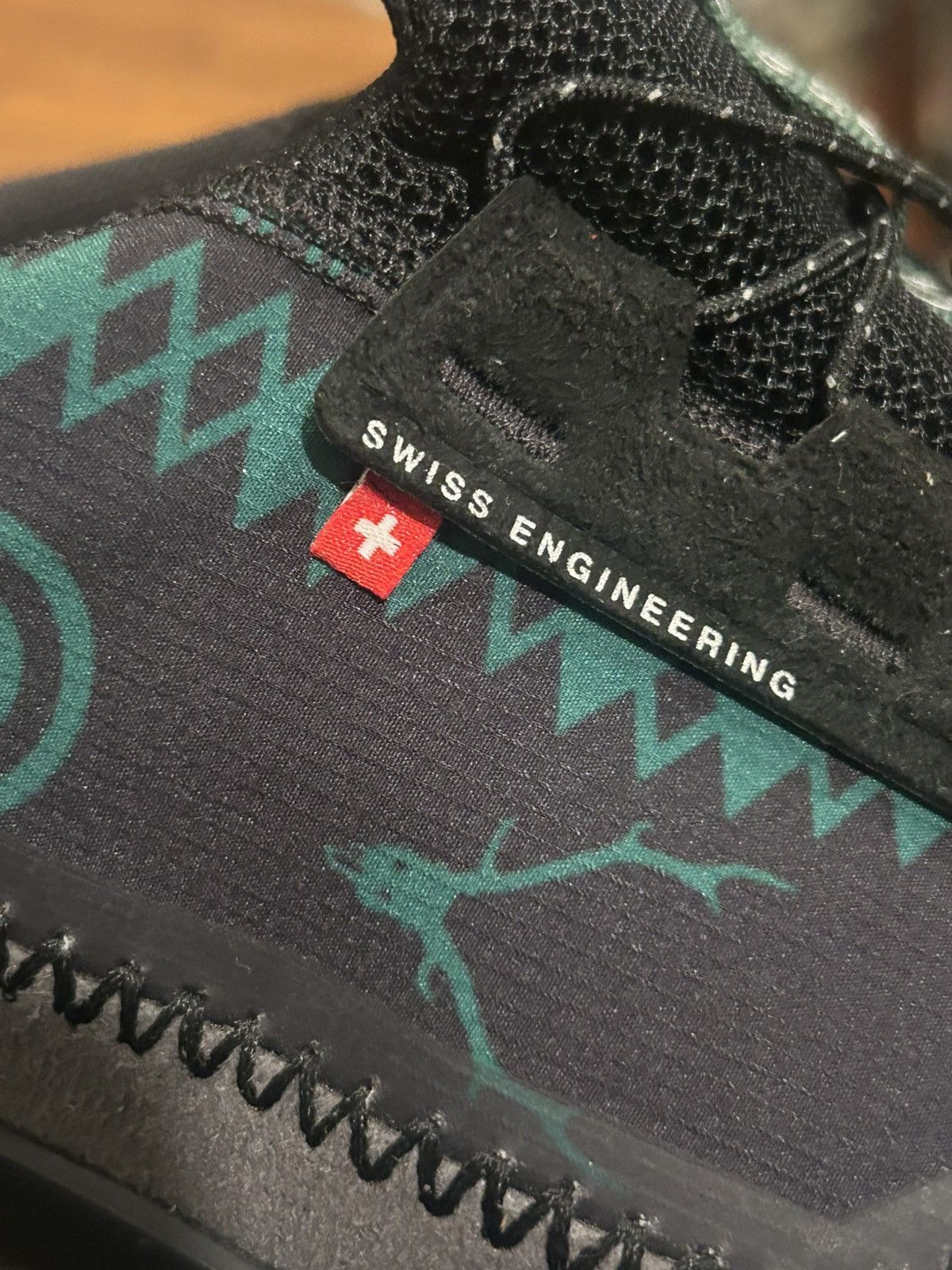 On × South2 West8 Cloudaway Black/Evergreen Running Shoe Size US 13 / EU 46 - 13 Thumbnail