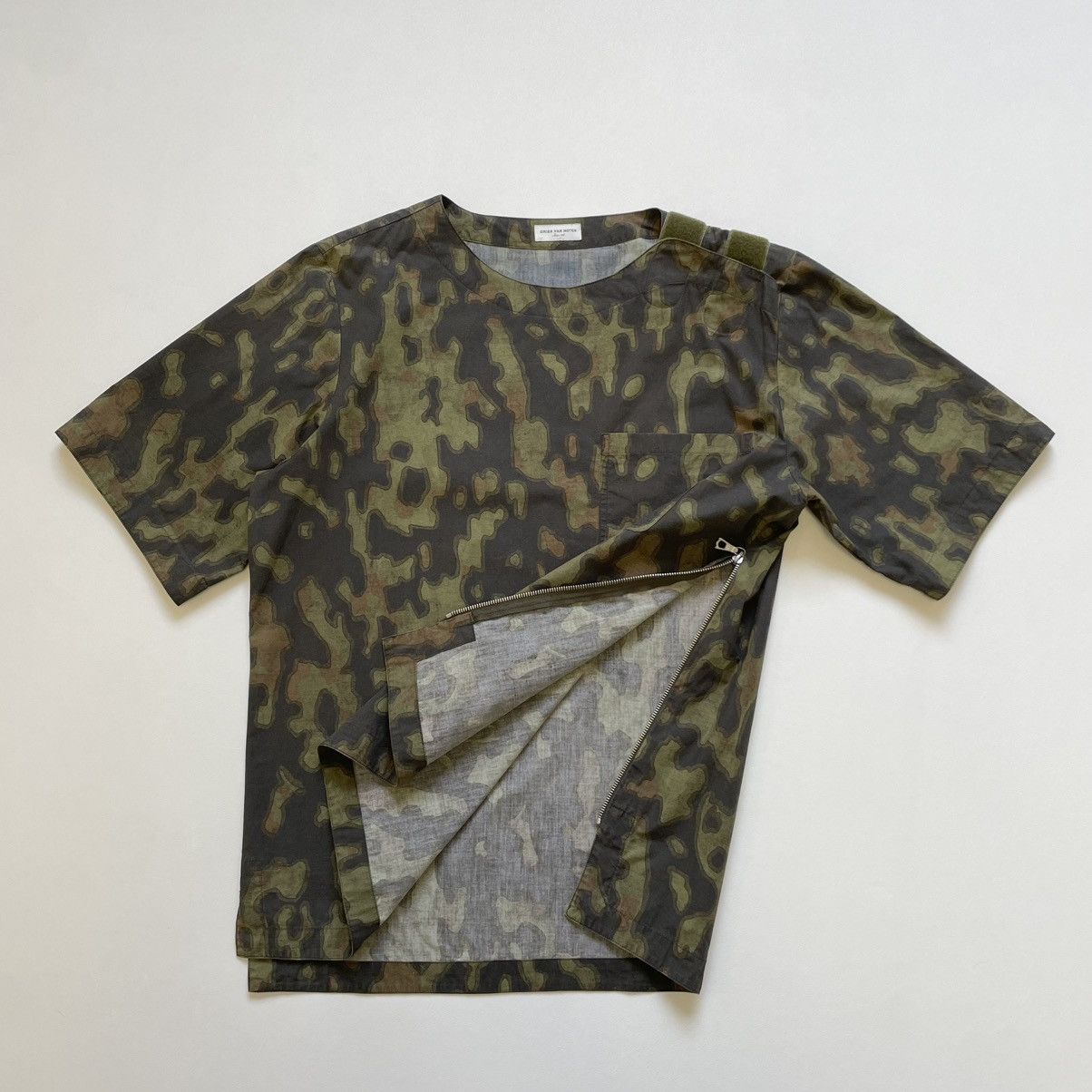 Dries Van Noten S/S 13 Camo Print Utility Top Size US M / EU 48-50 / 2 - 9 Thumbnail