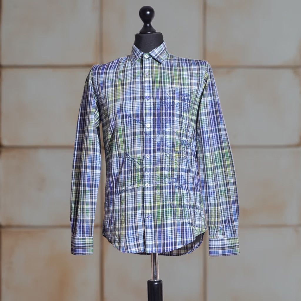Desigual Desigual Multicolored Long Sleeve Shirt S Men Button-Up Shirt Size US S / EU 44-46 / 1 - 1 Thumbnail