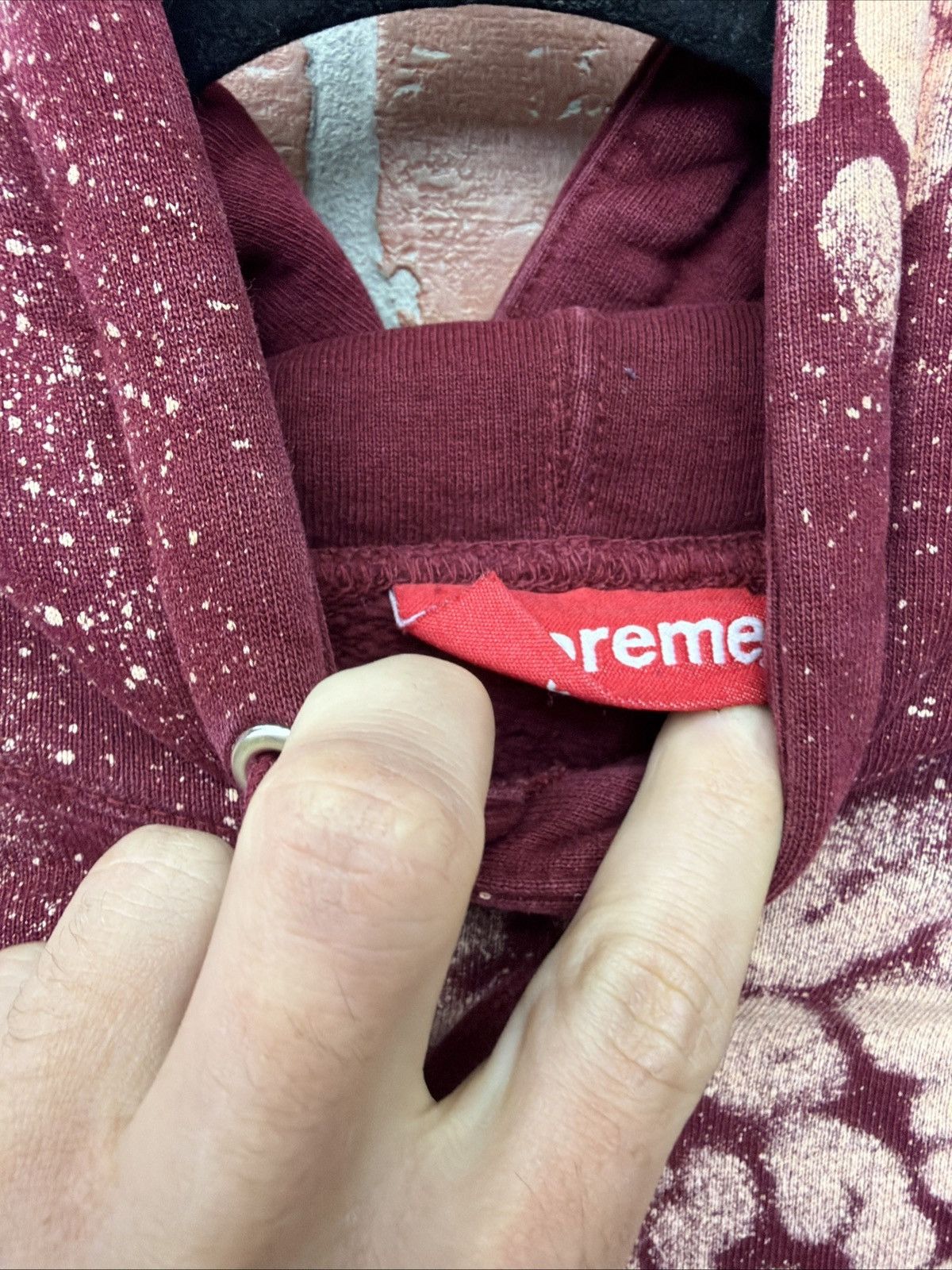 Supreme Supreme Bleached Leopard Hoodie Size Xl Used Quick Shipping Size US XL / EU 56 / 4 - 8 Thumbnail
