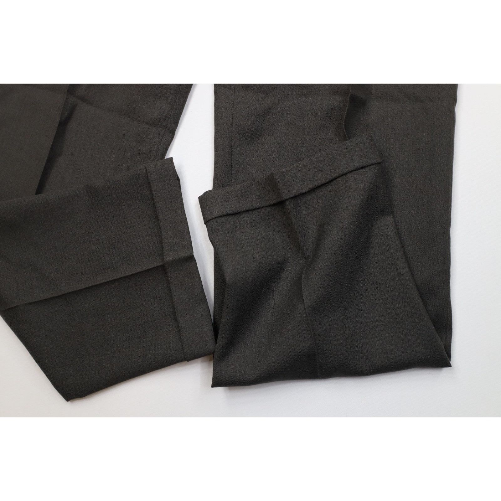 Vintage Vintage 70s 80s 2 Piece Wool Double Breasted Suit Wedding Size 44L - 18 Thumbnail