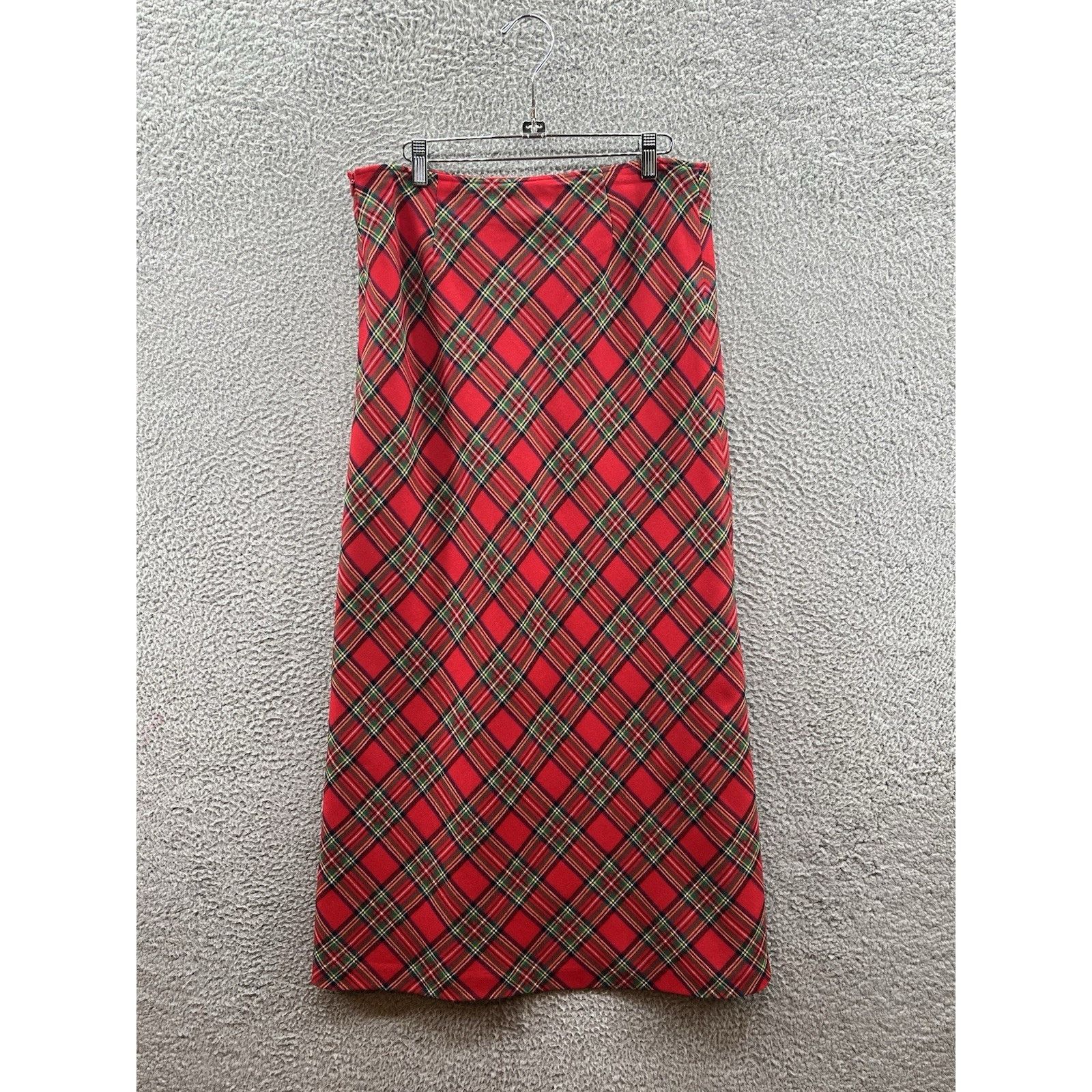 Lauren Ralph Lauren Ralph Ralph Lauren Red Plaid Maxi Skirt 100% Wool Women’s 8 Size 30" / US 8 / IT 44 - 2 Thumbnail