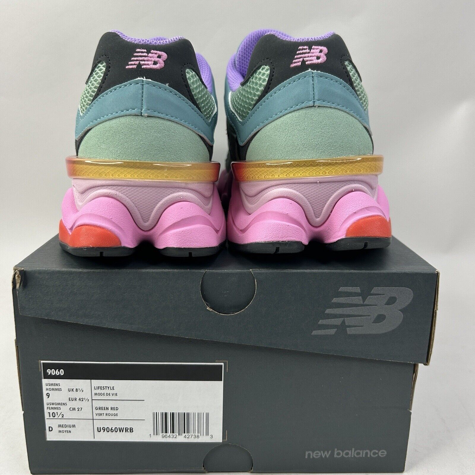 New Balance New Balance 9060 “Warped Multi-Color” 2024 Size US 9 / EU 42 - 4 Thumbnail