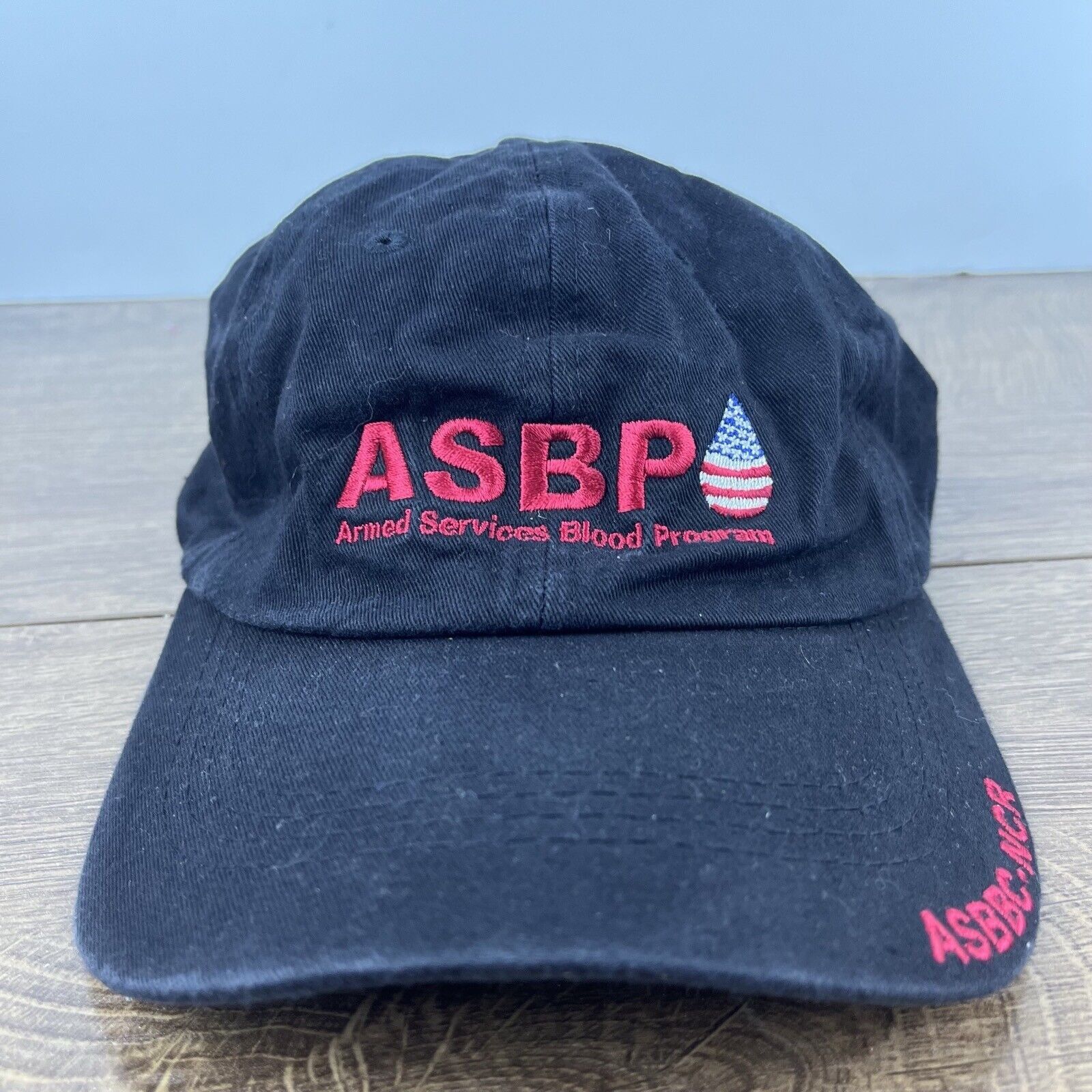 Other ASBP Hat Armed Services Blood Hat Black Adjustable Hat Black Size ONE SIZE - 1 Thumbnail