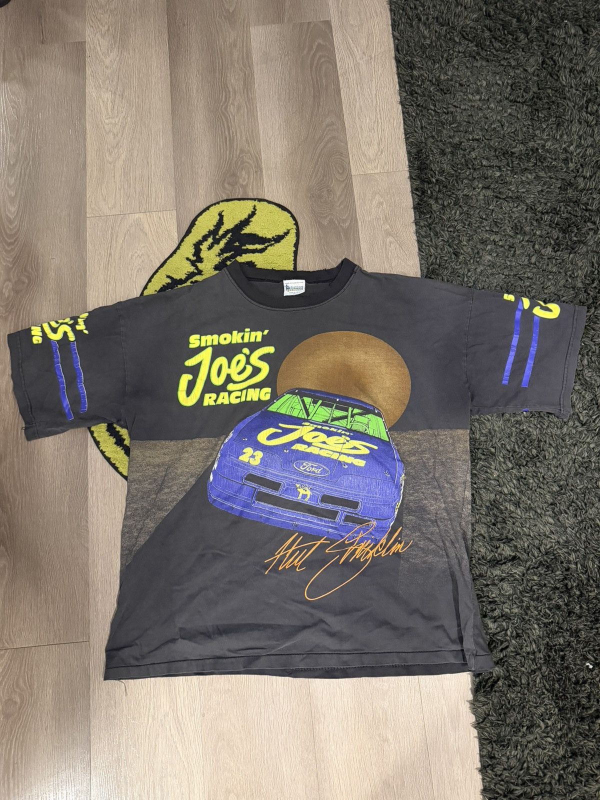 Vintage Vintage Smoking Joe Racing Tee Size US XL / EU 56 / 4 - 1 Thumbnail