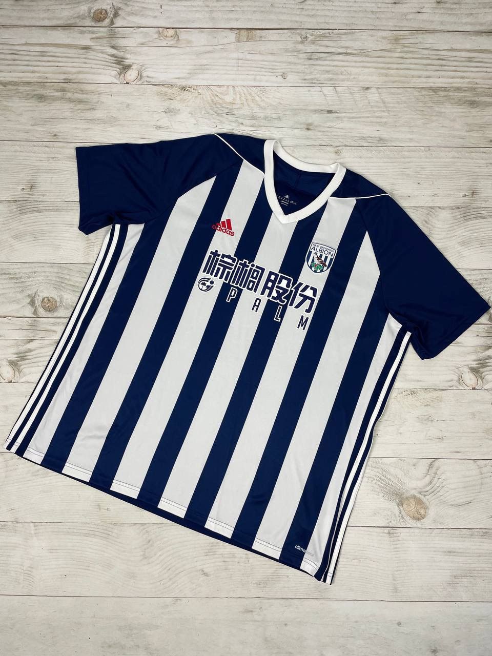 Adidas Puma West Bromwich Albion 2017 2018 Home Soccer Shirt Jersey Size US XXL / EU 58 / 5 - 1 Thumbnail