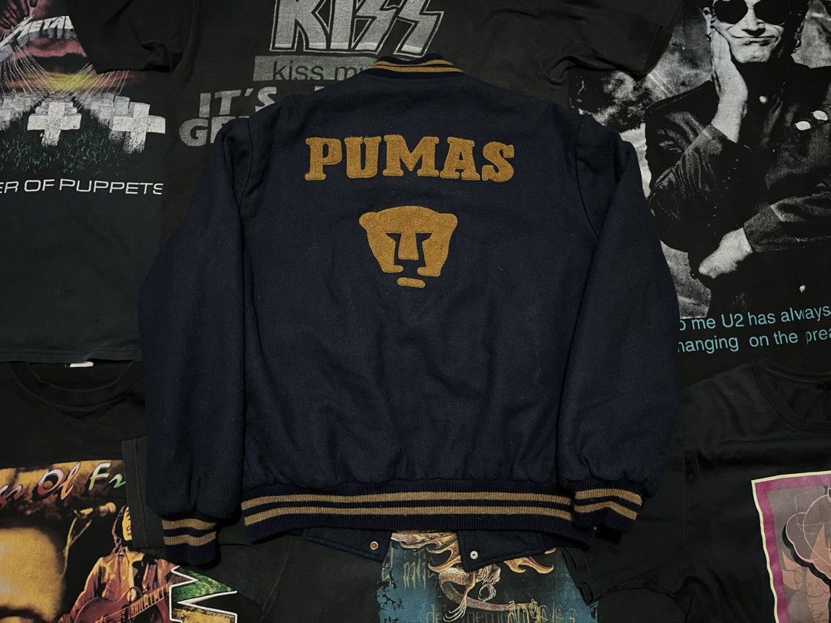 Mexicana Vintage Pumas Unam Varsity Jacket Size US L / EU 52-54 / 3 - 5 Thumbnail