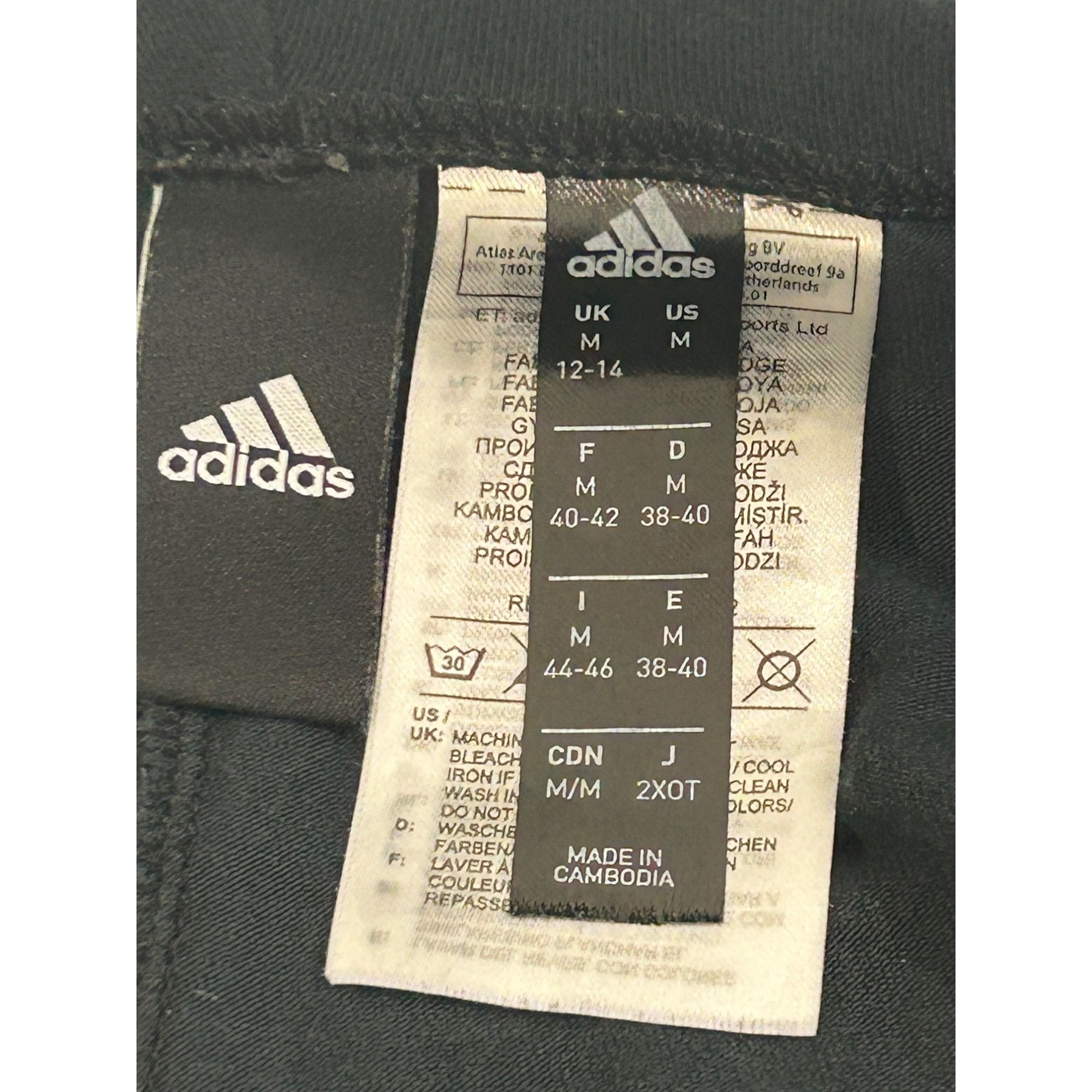 Adidas Adidas Women Leggings Ankle Black Logo Activewear Athleisure Size 28" / US 6 / IT 42 - 5 Thumbnail