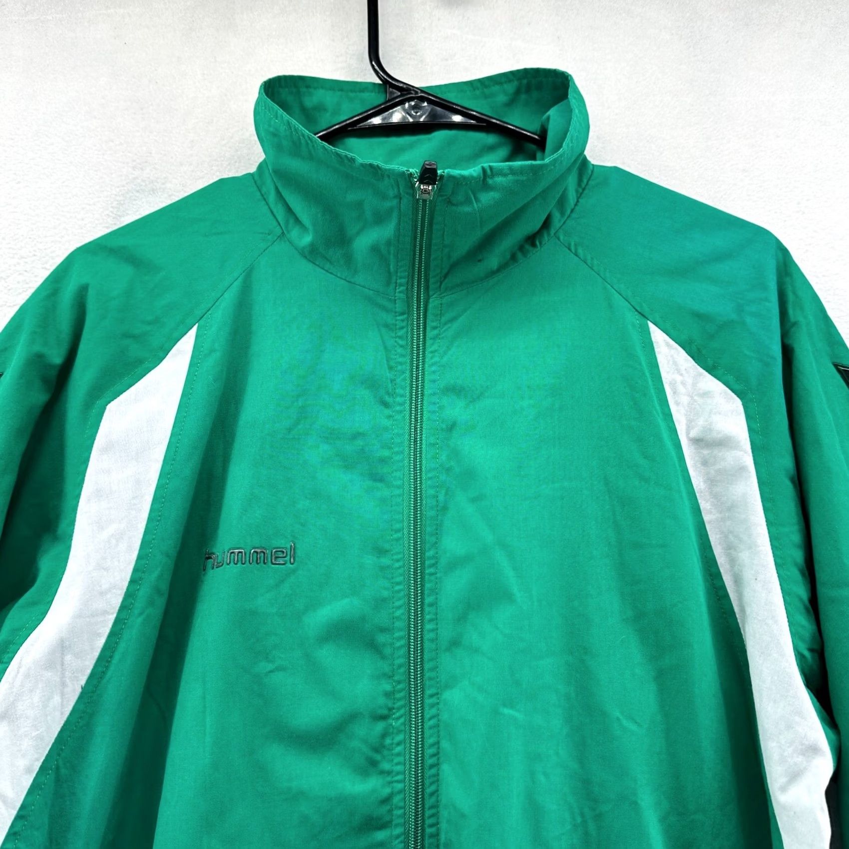 Hummel Hummel Track Jacket Green Men's XL Long Sleeve Full Zip Pockets XL Green Track Jacket Soccer Winter Pockets Mens XL Size US XL / EU 56 / 4 - 4 Thumbnail