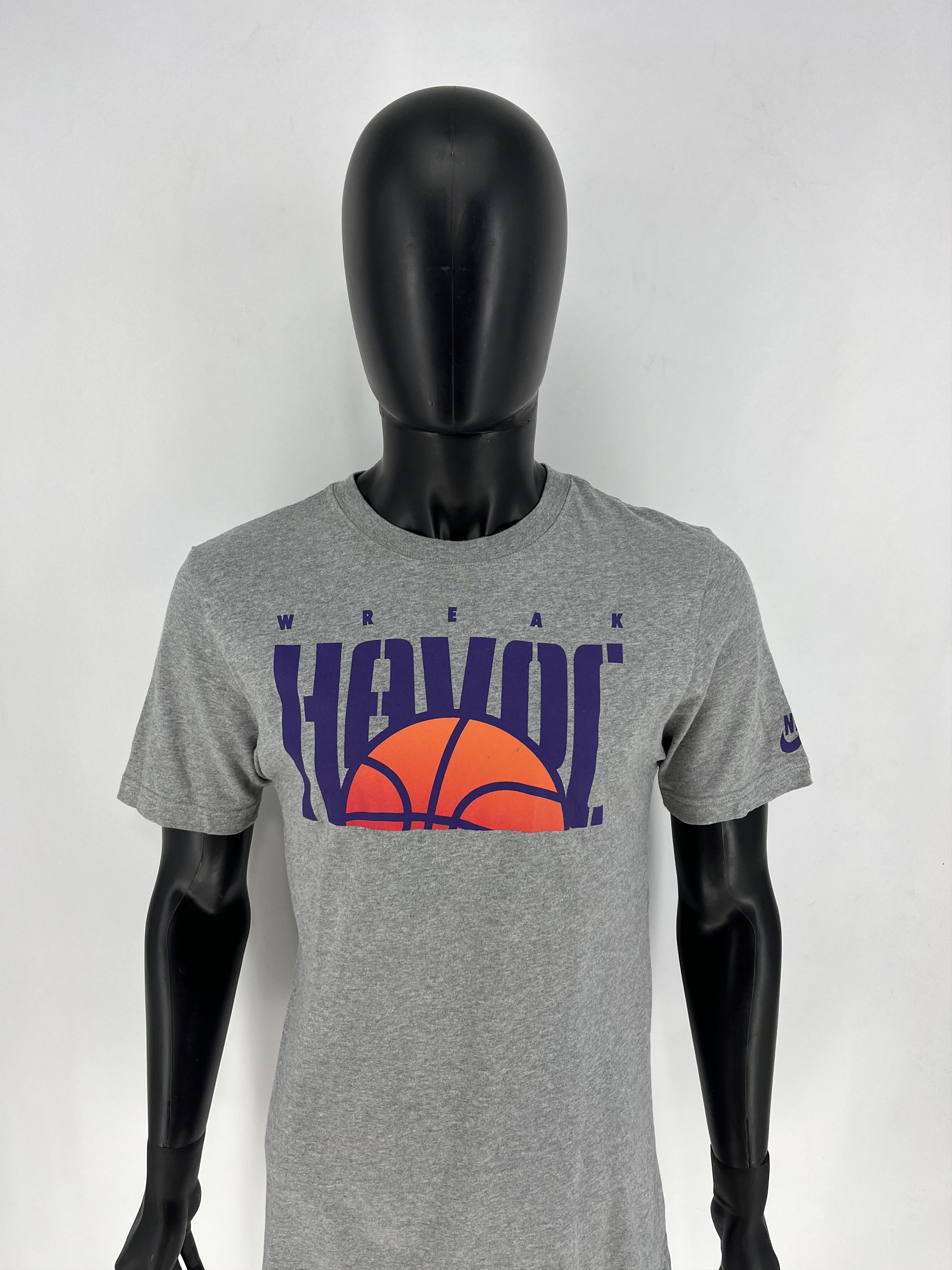 NBA Vintage Nike Wreak NBA Swoosh Logo Tee Travis Scott Style Size US S / EU 44-46 / 1 - 5 Thumbnail
