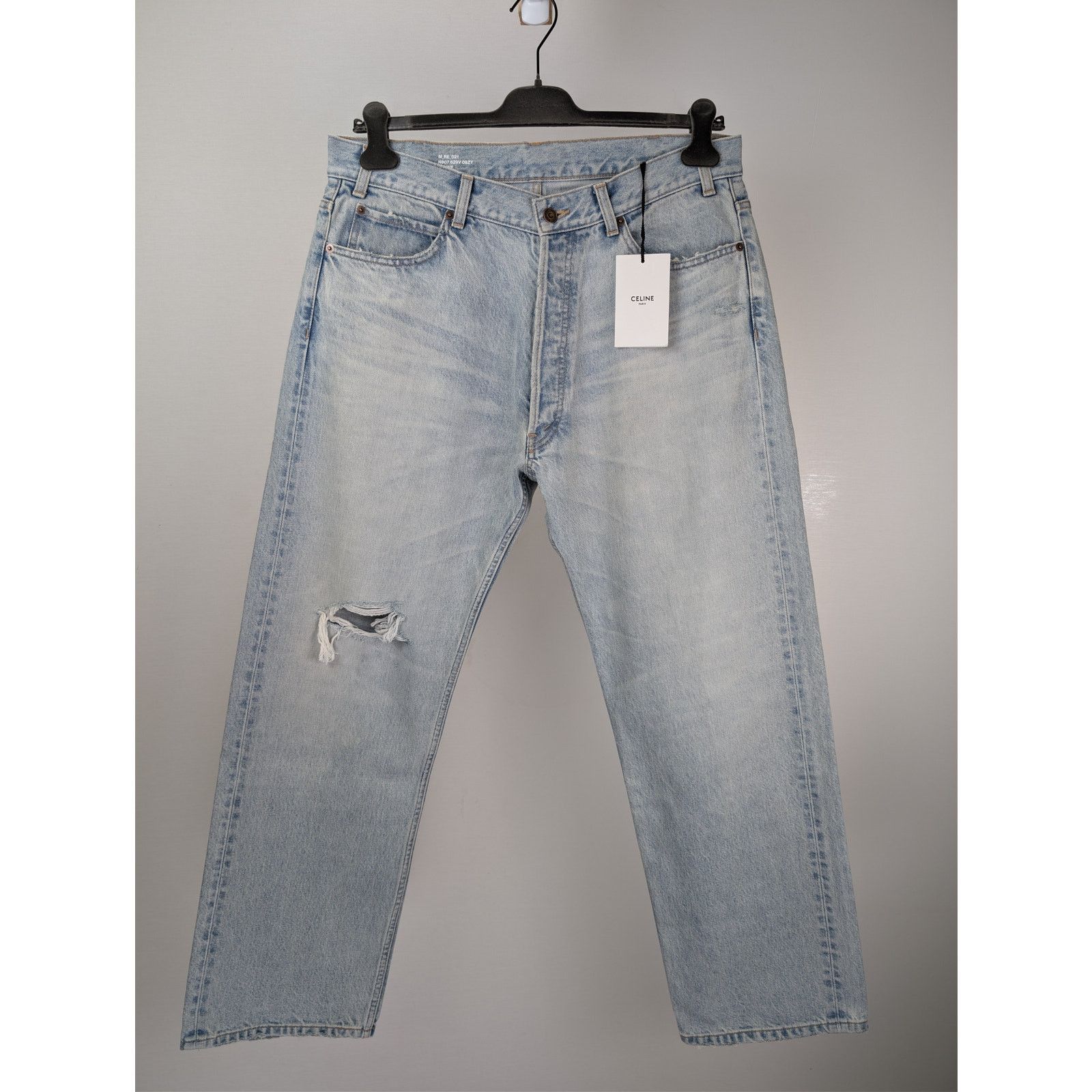 Celine o1rshd1 Denim jeans in Light Blue Size US 34 / EU 50 - 2 Thumbnail