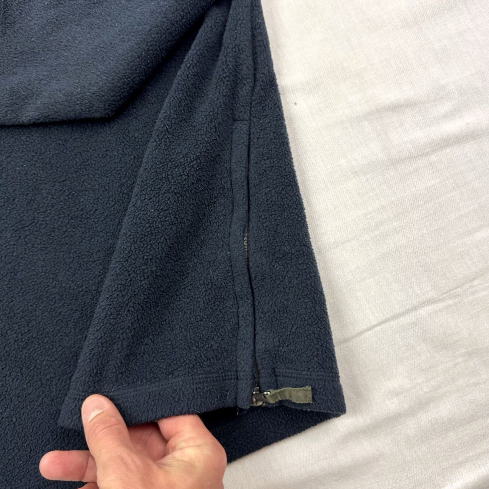 Vintage VINTAGE Dex Fleece Jacket Sweatshirt Men L Blue Hipster 90s Y2K Punk Pullover Crew Neck Size US L / EU 52-54 / 3 - 3 Thumbnail
