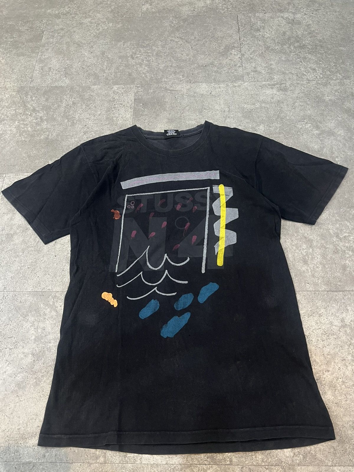 STUSSY × James Jarvis Print Tee Streetwear × Stussy Stussy James Jarvis Art T Shirt | Grailed
