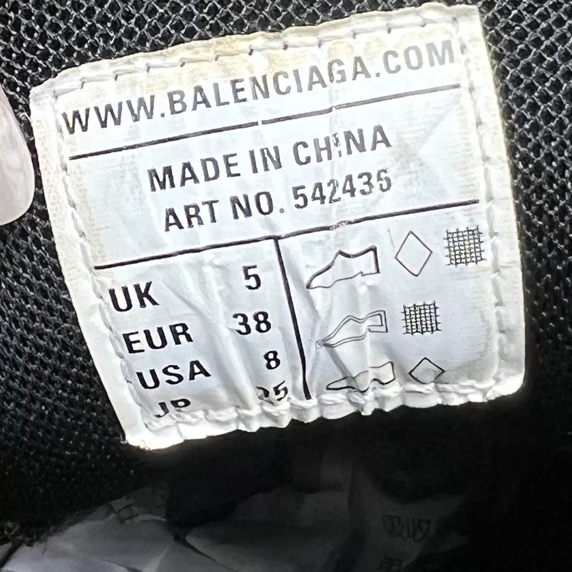 Balenciaga Balenciaga Track Black 38 Lining Worn Size US 8 / IT 38 - 8 Thumbnail