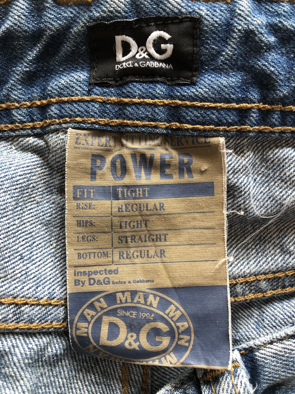 Dolce & Gabbana × Vintage DOLCE & GABBANA VINTAGE LIGHT DENIM JEANS Size US 32 / EU 48 - 5 Thumbnail