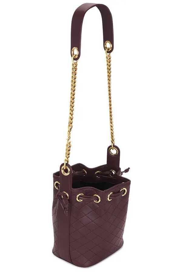 Saint Laurent Paris o1bcso1str1225 Size:OS/Cassandre Bucket Bag in Brown Size ONE SIZE - 4 Thumbnail