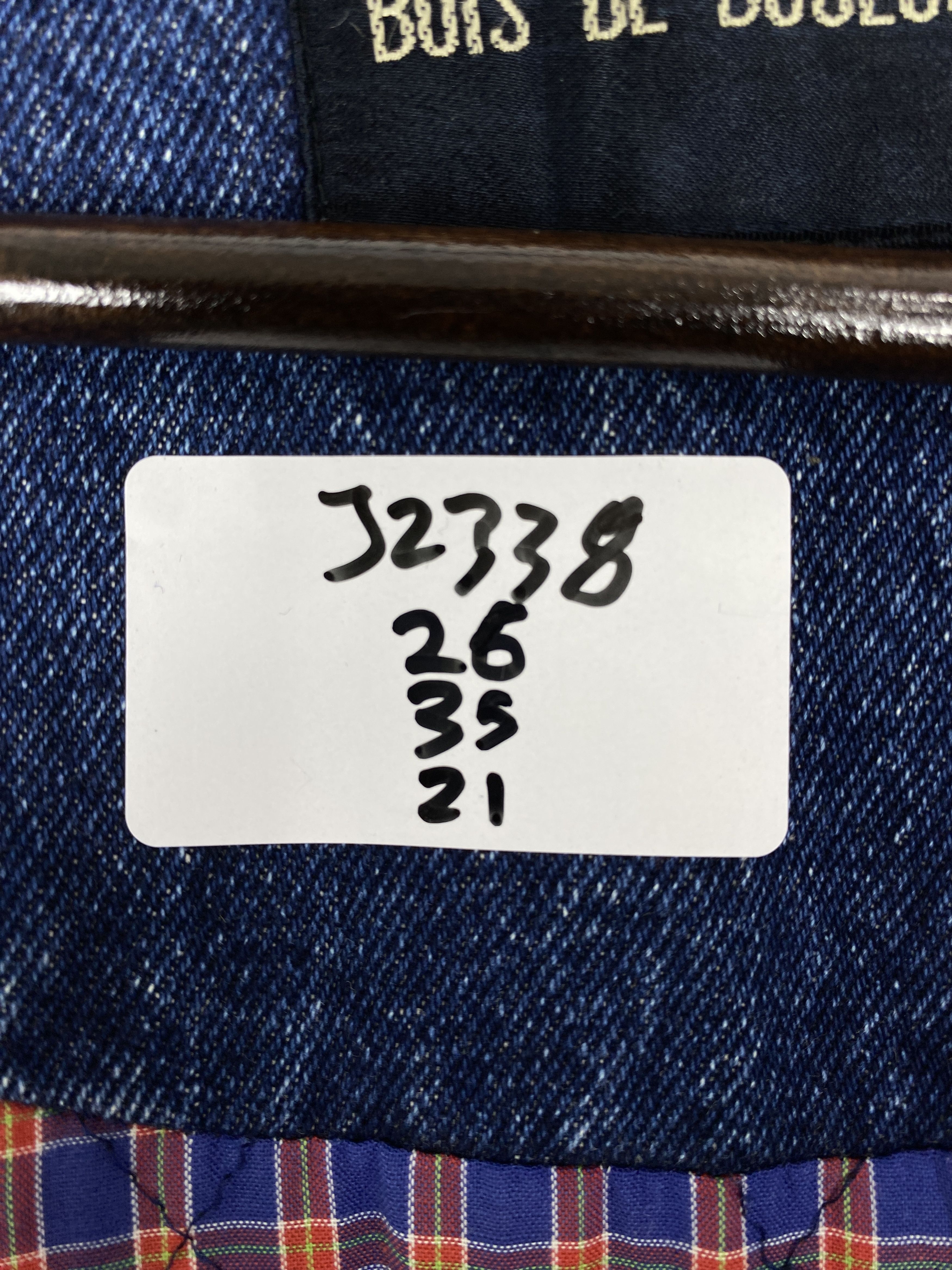 Japanese Brand Vintage Bois De Boulogne Denim Jacket J2338 Size US L / EU 52-54 / 3 - 13 Thumbnail