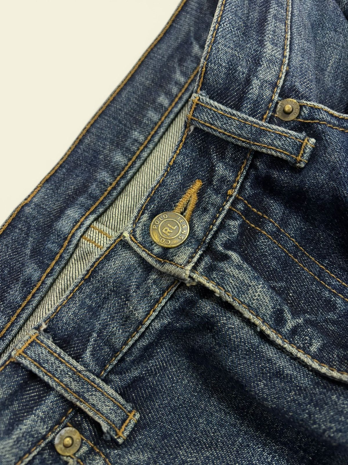 RRL Ralph Lauren 90s RL Ralph Lauren Japan Faded Loose Fit Jeans Size US 30 / EU 46 - 7 Thumbnail