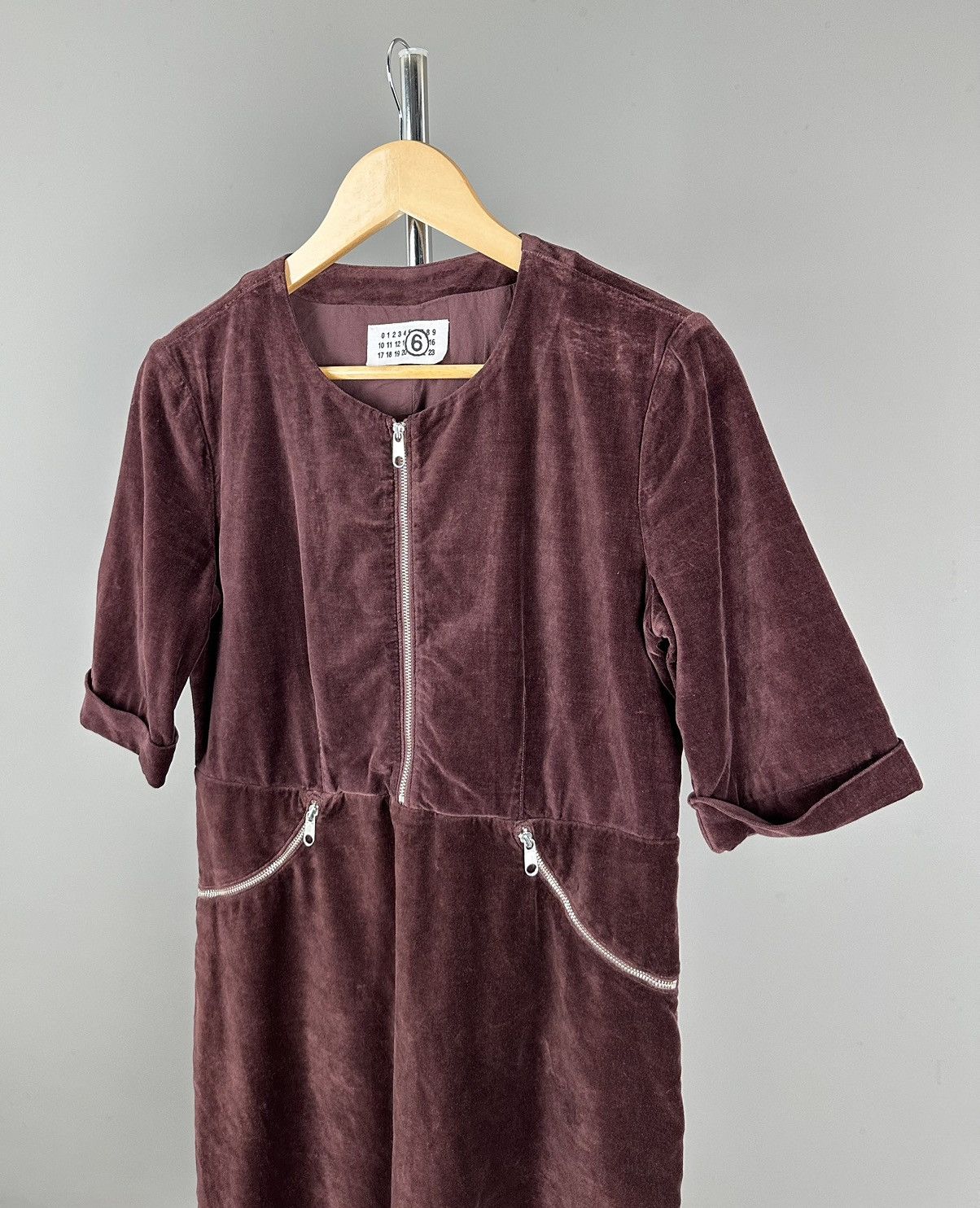 Maison Margiela Maison Martin Margiela - F/W07 - Velvet Midi Evening Dress Size M / US 6-8 / IT 42-44 - 3 Thumbnail