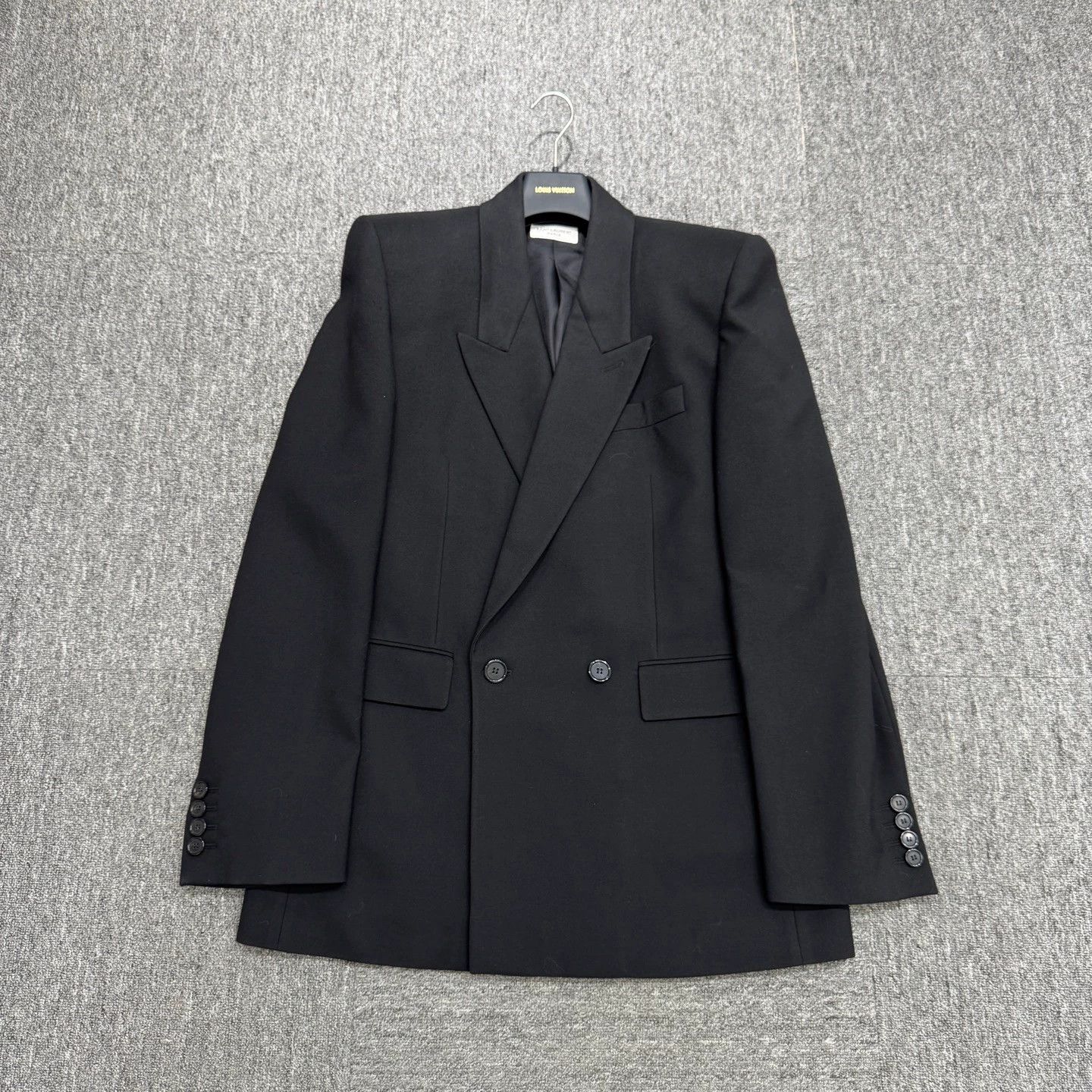 Saint Laurent Paris SLP shoulder padded wool blazer EU48 Size 48R - 1 Thumbnail