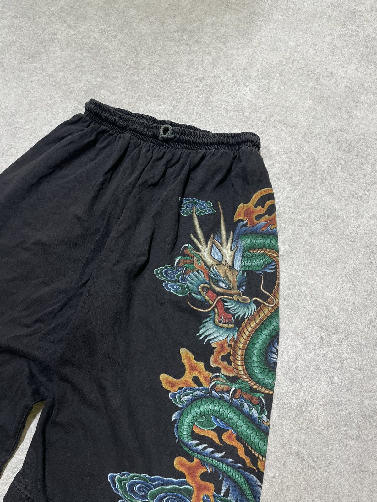 If Six Was Nine × Japanese Brand × Le Grande Bleu (L.G.B.) Y2K Darkwear With Eastern Dragon Motif - Feels Size US 30 / EU 46 - 10 Thumbnail