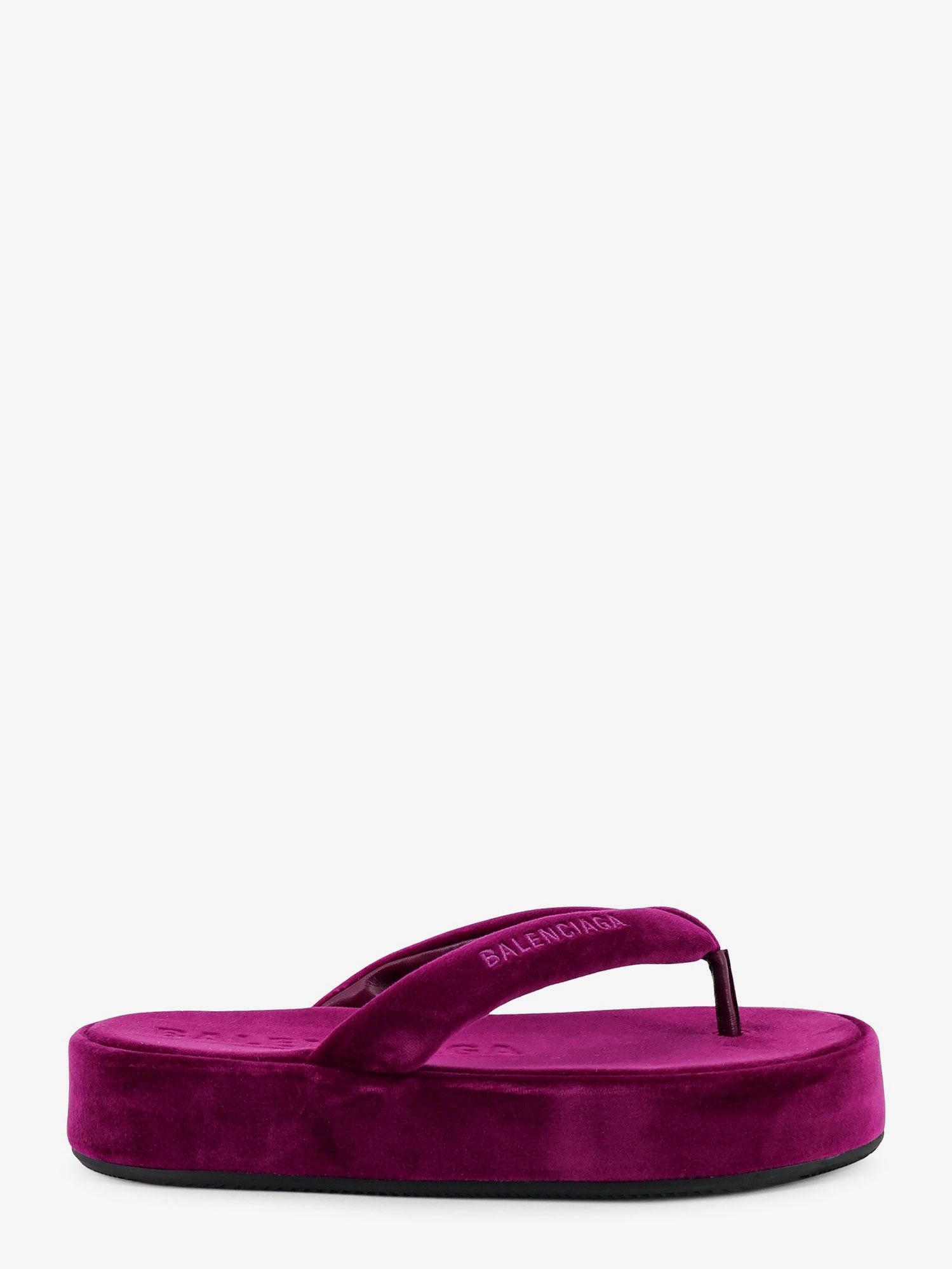 Balenciaga Balenciaga Jet Lag Stretch Velvet Sandals IT 40 Women - USA Tariffs Included Size US 10 / IT 40 - 1 Thumbnail