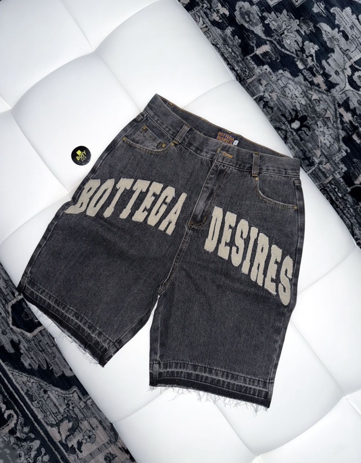 Bottega Desires Denim logo shorts Size US 36 / EU 52 - 1 Thumbnail